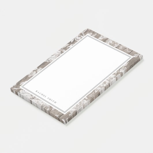 Modernes Bauernhaus personalisierte Postnotizen Post-it Klebezettel (angewinkelt)