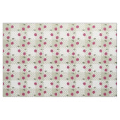 Modernes Bauernhaus Pink Gingham und Cherries Kari Stoff (Fat Quarter (45,7 x 55,9 cm))