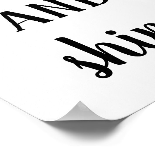 Modernes Bauernhaus Rise and Shine Print Poster (Ecke)