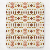 Modernes Bauernhaus Rustic Terracotta Geometrische Mousepad (Vorne)