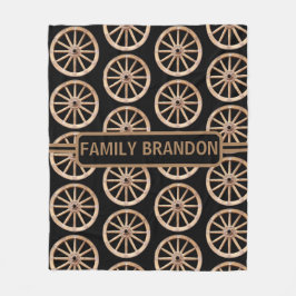 Modernes Bauernhaus Rustikales altmodisches Holzra Fleecedecke