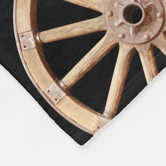 Modernes Bauernhaus Rustikales altmodisches Holzra Fleecedecke (Ecke)