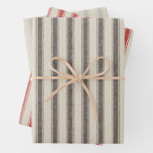 Modernes Bauernhaus Rustikales Umschlagpapier Geschenkpapier Set (Beispiel)