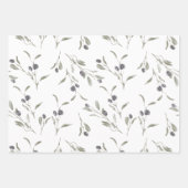 Modernes Bauernhaus Sage Grün Weihnachten Geschenkpapier Set (Vorderseite 3)