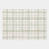 Modernes Bauernhaus Sage Grün Weihnachten Geschenkpapier Set (Vorderseite)