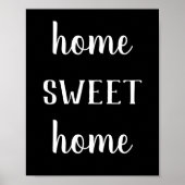 Modernes Bauernhaus Zuhause Sweet Zuhause Print Poster (Vorne)