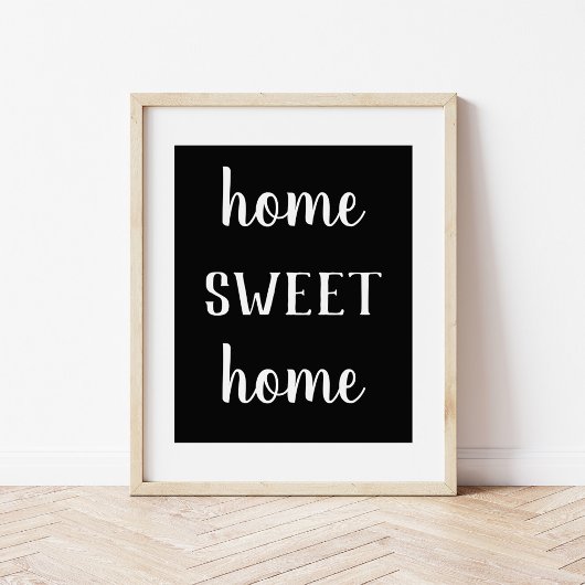 Modernes Bauernhaus Zuhause Sweet Zuhause Print Poster