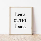 Modernes Bauernhaus Zuhause Sweet Zuhause Print Poster