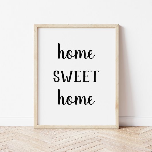 Modernes Bauernhaus Zuhause Sweet Zuhause Print Poster