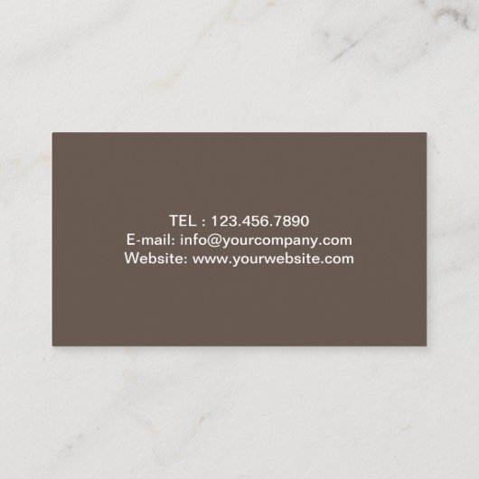 Modernes Bauhandyman Carpenter Visitenkarte (Rückseite)