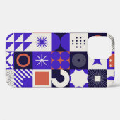 Modernes Bauhaus: Bold Geometric Pattern. Case-Mate iPhone Hülle (Rückseite (Horizontal))
