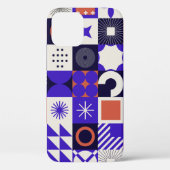 Modernes Bauhaus: Bold Geometric Pattern. Case-Mate iPhone Hülle (Rückseite)