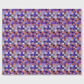 Modernes Bauhaus: Bold Geometric Pattern. Geschenkpapier (Flach)