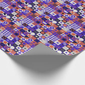 Modernes Bauhaus: Bold Geometric Pattern. Geschenkpapier (Ecke)