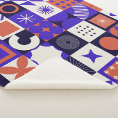 Modernes Bauhaus: Bold Geometric Pattern. Sherpadecke (3/4)