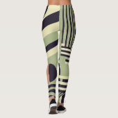 Modernes Bauhaus Design 15 perfekt für Leggings (Rückseite)