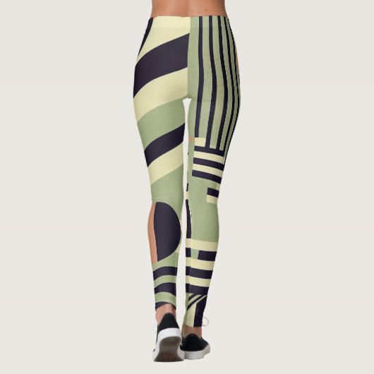 Modernes Bauhaus Design 15 perfekt für Leggings (Rückseite)