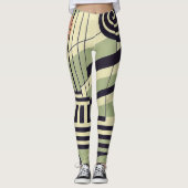 Modernes Bauhaus Design 15 perfekt für Leggings (Vorderseite)
