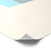 Modernes Bauhaus Pastel Trendy Geometric Poster (Ecke)