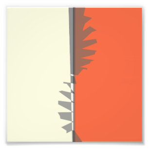 Modernes Bauhaus-Symbol Gropius Homage Fotodruck