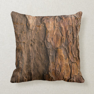 Modernes Baumwollkissen aus Holz Kissen