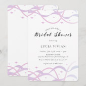 Modernes Beach Blush Pink Brautparty Einladung (Vorne/Hinten)