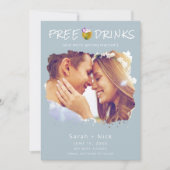 Modernes Beach Foto Hochzeit retten das Datum Save The Date (Vorderseite)