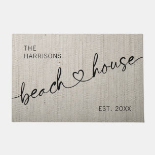 Modernes Beach House Doormat Fußmatte