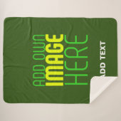 MODERNES BEARBEITBARES WALD GRÜNES BILD-TEMPLATE SHERPADECKE (Vorderseite (Horizontal))