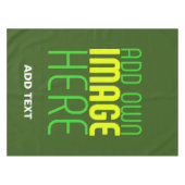 MODERNES BEARBEITBARES WALD GRÜNES BILD-TEMPLATE TISCHDECKE (Vorderseite (Horizontal))