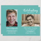 Modernes Beerdigungsprogramm für das Aquamarine Fo (Vorne/Hinten)