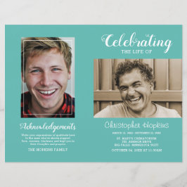 Modernes Beerdigungsprogramm für das Aquamarine Fo