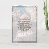 Modernes Beerdigungsprogramm mit 15 Fotos Bio & Ge Programm (Rückseite)