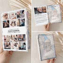 Modernes Beerdigungsprogramm mit 15 Fotos Bio & Ge Programm