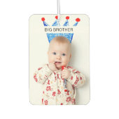 Modernes Beides Baby Foto Custom Einzigartiges Aut Autolufterfrischer (Vorderseite)