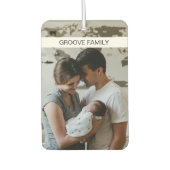 Modernes beidseitiges Foto mit individuellem Fahrz Autolufterfrischer (Vorderseite)