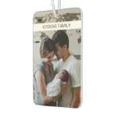 Modernes beidseitiges Foto mit individuellem Fahrz Autolufterfrischer (Links)