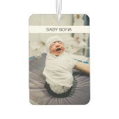 Modernes beidseitiges Foto mit individuellem Fahrz Autolufterfrischer (Rückseite)