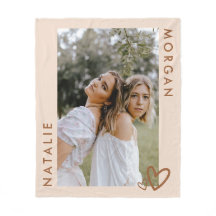 Modernes Beige Custom Best Friends Foto