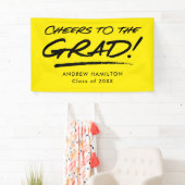 Modernes Beileid für den Grad Yellow-Abschluss Banner (Insitu)