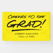 Modernes Beileid für den Grad Yellow-Abschluss Banner (Horizontal)