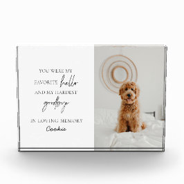 Modernes Beileid Unterbringung Haustiere Memorial Fotoblock