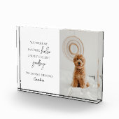 Modernes Beileid Unterbringung Haustiere Memorial Fotoblock (Rechts)