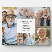 Modernes, benutzerdefiniertes 5-Foto Collage Memor Fotoplatte (Vorderseite)