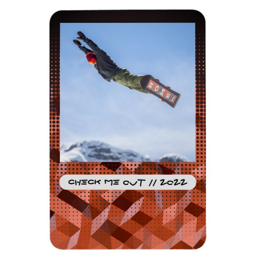 Modernes, benutzerdefiniertes Bildmotiv mit flexib Magnet (Vertikal)