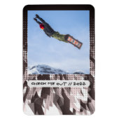 Modernes, benutzerdefiniertes Bildmotiv mit flexib Magnet (Vertikal)