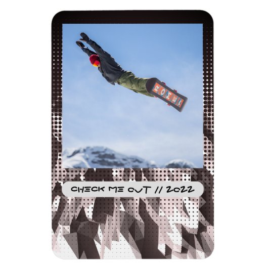 Modernes, benutzerdefiniertes Bildmotiv mit flexib Magnet (Vertikal)