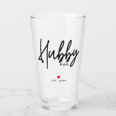 Modernes, benutzerdefiniertes Datum für das Skript Glas (Vorderseite)