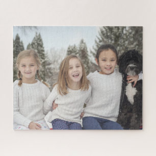 Modernes benutzerdefiniertes Familienfoto-Puzzle Puzzle