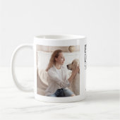Modernes, benutzerdefiniertes Foto Beste Dog Sitte Kaffeetasse (Links)